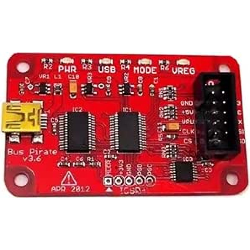 USB-Seriell-Port-Brücke Modell Bus Pirate V3.6 Serielles JATG-Schnittstellenmodul