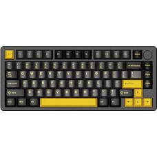 ATTACK SHARK X86 belaidė mechaninė klaviatūra, 75 % žaidimų klaviatūra, visiškai aliuminio CNC, RGB 