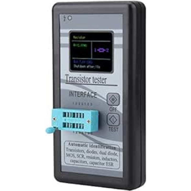 Gonetre M328 Multifunkcinis LCD -Anzeige Skaitmeninis tranzistorių testeris 0,5 Bis 50 mΩ mit Automatischer Herunterfahren für Elektronikingenieure Hobbyisten 70x135x24mm
