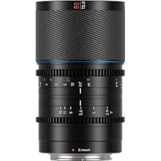 SIRUI Saturn 50 mm T2.9 1.6X pilno formato anamorfinis objektyvas, pagamintas iš anglies pluošto, kino objektyvas, skirtas E-Mount fotoaparatams, sveriantis mažiau nei 500 g ir turintis neutralaus blyksnio efektą