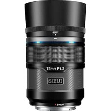 SIRUI Sniper 75 mm F1.2 automatinio fokusavimo teleobjektyvas, vienas APS-C objektyvas, skirtas Nikon Z8, Z9, Z5, Z6, Z7 ir Zfc, Z-Mount, juodas