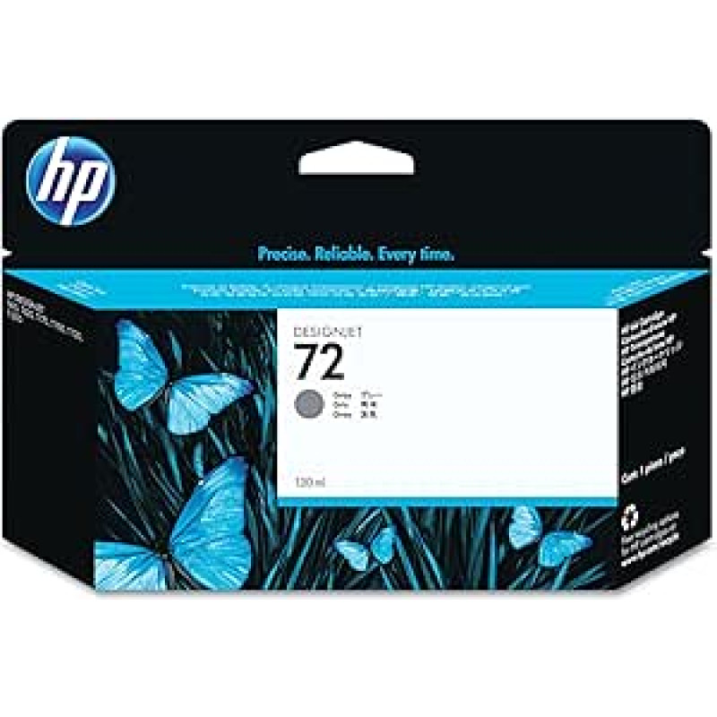HP originalus 72 130 ml pilkos spalvos rašalo krepšelis