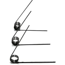 Maža spyruoklė, sukimo spyruoklė, T formos spyruoklė, 0,3 vielos skersmens, sukimo maža sukimo spyruoklė, spyruoklė, 180/120/90/60 laipsnių sukimo spyruoklė, 10 dalių (3 ratai 90 laipsnių, 5 mm 0,3 mm)