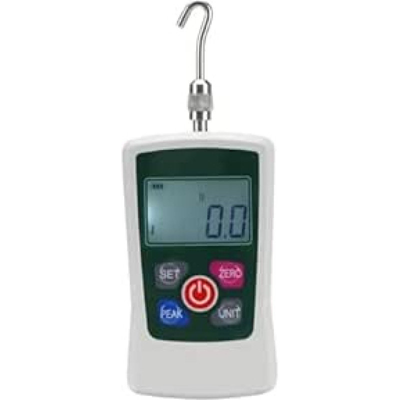 500N 110lb skaitmeninis jėgos matuoklis Push Pull Meter Force Gauge plačiai naudojamas (30N)