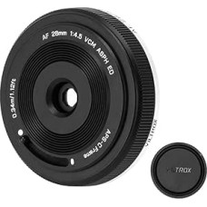 VILTROX AF 28 mm F4.5 blynelio formos objektyvas Fuji X montavimui, itin lengvas ir itin plonas automatinio fokusavimo objektyvas, suderinamas su Fujifilm X-Mount fotoaparatais