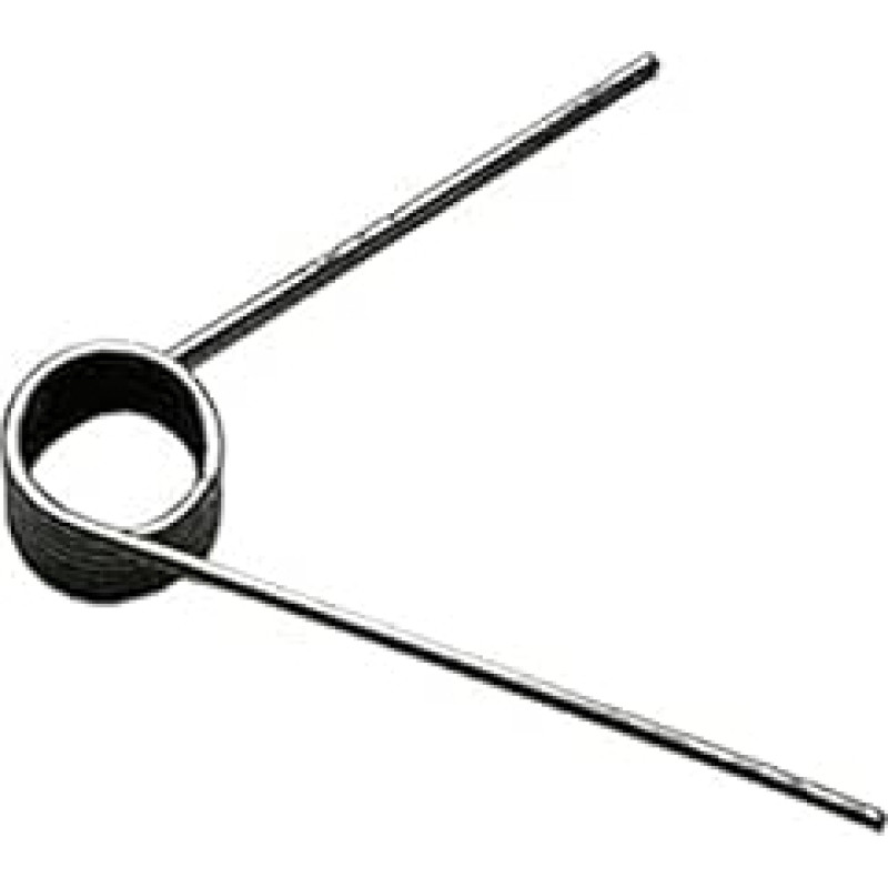 Federzubehör, Edelstahl-Torsionsfedern, 10 Stück, 0,5-0,6 mm Drahtdurchmesser, V-förmige Stahl-Torsionsfeder, Außendurchmesser 6 mm, Winkellänge 30-70 mm, 0,6 x 6 x 30 mm ( Spalva : 6 posūkių x 60 laipsnių