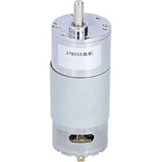 37B555 Getriebemotor, Gleichstrommotor-Geschwindigkeitsreduzierer, Motor mit variabler Drehzahl und hohem Drehmoment, Kupferkern und verzinktem Gehäuse, langlebige Getriebeköpfe