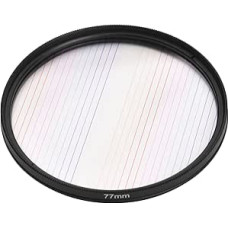 Andoer 77 mm Rainbow Streak objektyvo filtras Specialieji efektai Anamorphic optinio stiklo filtras DSLR fotoaparatams