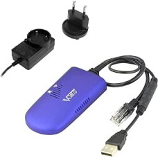 VONETS 2,4 GHz WLAN tiltas Ethernet belaidžio ryšio kartotuvas/WiFi Hotspot signalo ilgintuvas/RJ45 į WiFi konverteris DVR, stebėjimo, IP spausdintuvui, tinklo įrenginiui su 12V/1A maitinimo adapteriu VAP11G-300