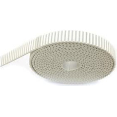 RAHBI HTD 5M 18MM PU offener Riemen 5M Zahnriemen Breite 18mm 5M-18MM Polyurethan mit Stahlkern Farbe Weiß (Teilung = 5mm) laisvalaikio (dydis : 1M)