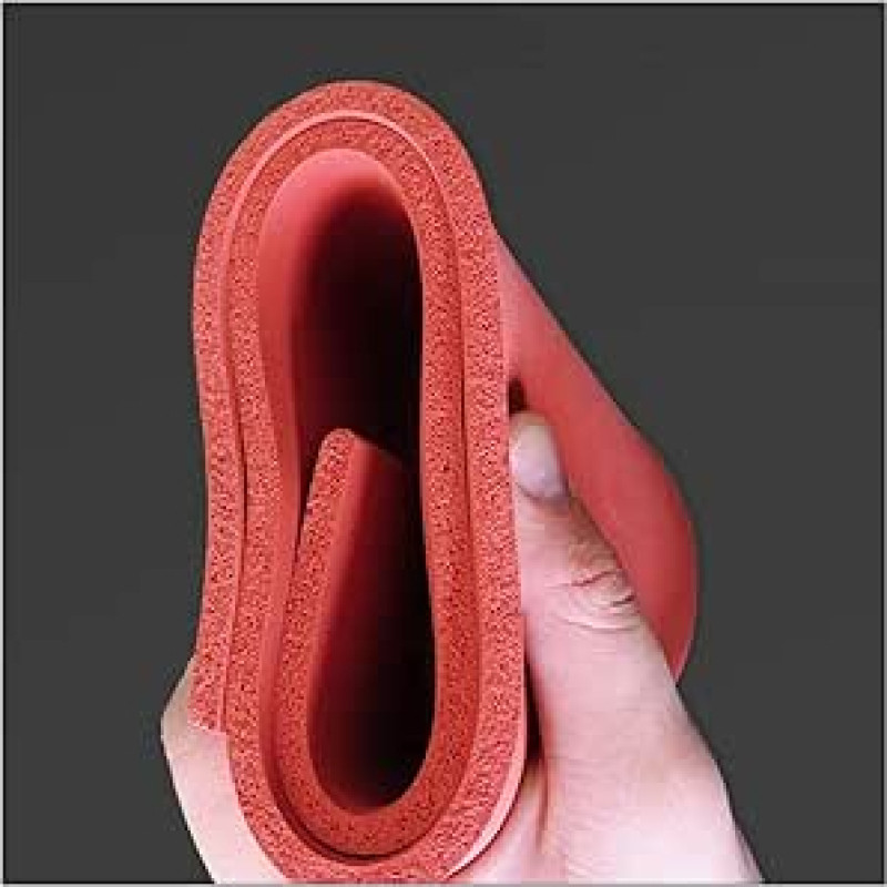 Silikonschaumplatte, Hochtemperaturbeständige Weiche Schwammplatte, Dichtungsstärke 3/4/5/6/12/18/20 mm, 500 X 500 mm, 1 Stück(500x500x6mm)
