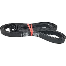 DAVBIR guminis sinchroninis diržas HTD8M 2048 2056 2056 2080 2096 Pitch = 8 mm Arc Tooth Industrial Gearbox Timing Belt Width 15/20/30/40 Perfection (dydis : 8M 2048 dantys 256), spalva: 1pc-20 mm