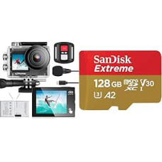 Veiksmo kamera 4K 30 kadrų per sekundę Ultra HD ir 
