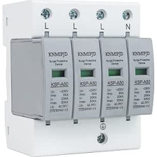 230 V apsauga nuo viršįtampių 4 kontaktų 1 + 2 tipo viršįtampių ribotuvas 20-50 KA apsaugos nuo viršįtampių įtaisas PV apsaugai nuo žaibo (4P T1 + T2 230 V)