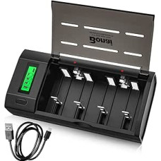 BONAI Battery Charger LCD Universal Battery Charger Fast Battery Charger