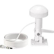 Bingfu Boat Marine GPS navigacijos išorinė antena 5m kabelis su laikikliu, suderinama su Boat Ship Marine GPS navigacijos sistema Modemas imtuvas Converter Explorer Fish Finder Echo Sounder