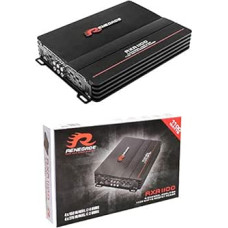 1 Stiprintuvas Renegade RXA1100 RXA 1100 4 kanalų A/B klasės 4 x 135 W RMS 4 x 275 W Max Bass Boost SPL Automobilinis juodas, pakuotė po 1
