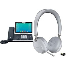 Yealink IP telefonas SIP-T57W VoIP telefonas juodas + BH72 Lite komandos USB-A