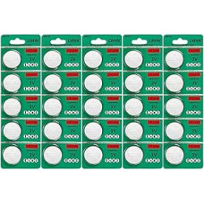 CR2450 3 V ličio baterija CR 2450, 650 mAh talpos, 25 vnt., skirta LED žvakėms