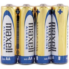 Maxell Battery LR 6 Mignon 4 pieces in foil