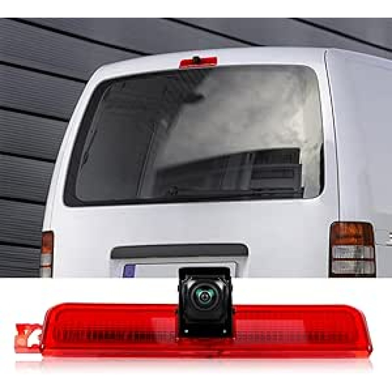 SIXWIN 720P galinio vaizdo kamera su stabdžių žibintu, automobilio atbulinės eigos kamera, skirta 