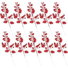 TOYANDONA Kalėdiniai lapų koteliai, blizgantys lapų koteliai, dirbtinės lapų šakos, 