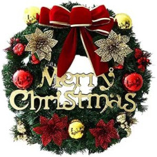 Kalėdų vainikas priekinėms durims Kalėdų eglutė Sienų šventė Vestuvės Namų sodo dekoras Žiemos Kalėdų atostogų dekoras