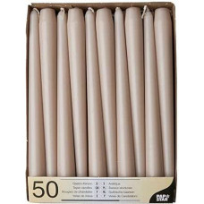 Papstar 88340 Kūginės žvakės, skersmuo 2,2 cm, 25 cm, miltelių pavidalo, pakuotė po 100 vnt.