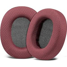 SOULWIT Mesh Fabric Replacement Ear Pads for Sony MDR-7506 MDR-V6 MDR-V7 MDR-CD900ST Monitor Headphones with Noise Insulation Foam