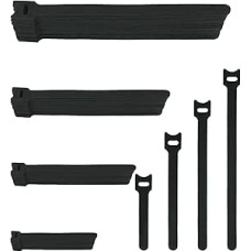180 Stück wiederverwendbare verstellbare Kabelbinder (10 + 6 + 20 + 25,4 + 25,4 cm + 25,4 cm (200 Stück)