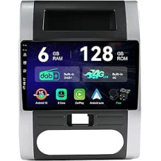 [6G+128G | Eingebaut DAB+ 4G] - MSD Autoradio für Nissan X-Trail T31 (2007-2015) | Android 15 GPS Navi Radio | CarPlay Android Auto Lenkradsteuerung WiFi DSP | Caméra MIC | Octa-Core 2 Din 10.1 Zoll