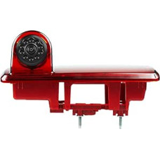 HD Waterproof Night Vision Car Rear View Third Rooftop Mount Brake Light Reversing Camera Replacement for Opel Vivaro Surf Concept/Combo/Vauxhall/Renault Trafic/Fiat Talento/Primastar Van