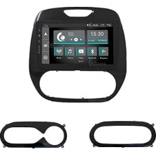 Personalised Car Radio for Renault Captur 2013-2016 (with Medianav or Central USB) Android GPS Bluetooth WiFi USB DAB+ Touchscreen 9 Inch 4Core Carplay Android Car