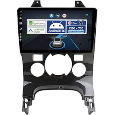 JOYX Android 13 Car Radio Suitable for Peugeot 3008 (2013-2018) - Rear View Camera Canbus Free - 2G + 32G - 9 Inch 2.5D - 2 DIN - Supports DAB Steering Wheel Control 4G WiFi Bluetooth Carplay Android