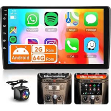 2+64G VECHTEL 9 colių 2 DIN automobilinis radijas Opel Zafira/Antara/Astra 2006-2010 su Carplay Android Car Wireless, Android 15, kairysis veidrodis, automobilinis radijas su ekranu Bluetooth RDS/FM+AHD atbulinės eigos kamera +
