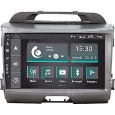 Personalised Car Radio for Kia Sportage with Camera, GPS and Infinity Amplifier as Standard Android GPS Bluetooth WiFi USB DAB+ Touchscreen 9 Inch 4Core Carplay Android Car