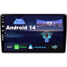 SXAUTO Android 13 IPS automobilinis radijas, tinkamas Fiat Ducato/Citroen Jumper/Peugeot Boxer - Integruotas Carplay/Android Car - Be kameros - 2G + 32G - Valdymas vairu DAB 4G Fast Boot - 2 DIN 9 colių