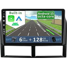 [6GB + 128GB] Android 15 automobilinis radijas Jeep Grand Cherokee (1996-2006)-2 DIN [Integruotas belaidis CarPlay/Android Car/DSP/GPS]-9 colių IPS 2.5D kamera + MIC-DAB/Valdymo vairas/360 kamera