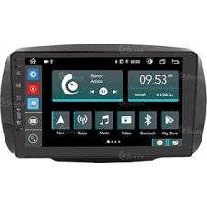 Automobilinis radijo imtuvas Smart 453 Android GPS Bluetooth WiFi USB DAB+ jutiklinis ekranas 9 colių 8Core Carplay Android automobilis