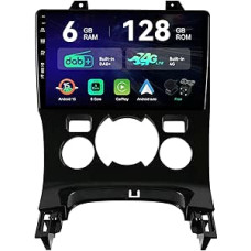[6G+128G | Integruotas DAB+ 4G] - MSD automobilinis radijas Peugeot 3008 2013-2018 | Android 15 GPS navigacijos radijas | CarPlay Android automobilio vairo valdymas Dual-Band WiFi DSP | Kamera MIC | Octa-Core 2 DIN