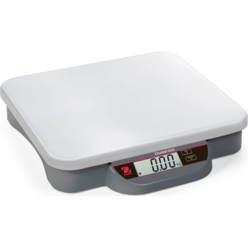 Ohaus Mobilios sandėliavimo platforminės svarstyklės COURIER 1000 LCD 32x28cm 75Kg / 50g