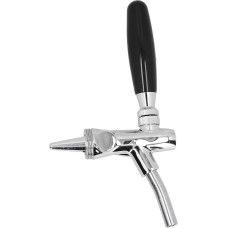 Beer Tap M30 x 1.5 Thread Silver Stainless Steel Adjustable Tap with Long Handle, Beer Drinks Dispenser Tap Beer Tap Replacement Adjustable Beer Tap