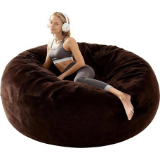 Sitzsack 4FT mit Füllung für Erwachsene, Bean Bag Chair Memory Foam, weicher Plüsch, Wohnzimmer & Schlafzimmer, Lounge Sessel, Sitzsack Sofa, Riesen Sitzsack, Gaming Sitzsack, Geschenk für Frau&Mutter