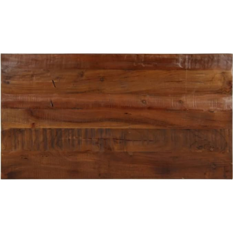 vidaXL Stalo viršus, medinis viršus, stačiakampis, medžio masyvo stalviršis stalui, valgomojo stalas, kavos staliukas, pakaitinis stalviršis, 110 x 70 x 2,5 cm, senas medžio masyvas