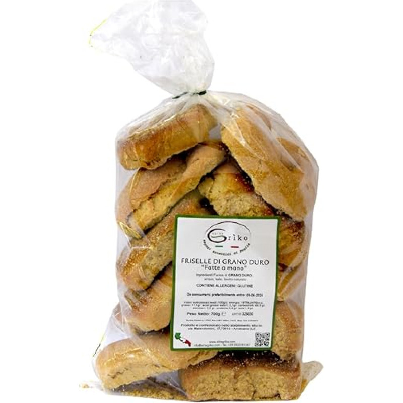 Hairdresser Artigianali di Grano Duro, 700 g, Tipiniai produktai Pugliesi, Produktai namams