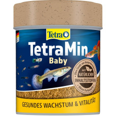 TetraMin Baby Fish Food in the Shape of Micro Flakes for Ornamental Fish Brood of up to 1 cm Length, Special Growth Food, 66 ml Tin