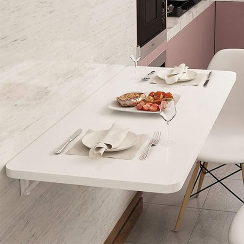 Sieninis sulankstomas stalas Sieninis virtuvės sieninis sulankstomas stalas Medinis valgomojo stalas Stalas Kompiuterio stalas 50 kg keliamoji galia