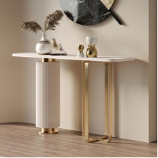 IBOWZ Moderner Konsolentisch, Eingangstisch, zeitgenössischer Akzenttisch, Langer Akzenttisch mit Ablageflächen für Flur, Eingangsbereich, Wohnzimmer