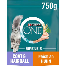 Purina ONE Bifensis Sausas kačių ėdalas su vištiena, gausus vištienos, 6 vnt. (6 x 750 g)