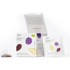 Wilden Herbals Remedium #0 Morning - žvalinanti ir stiprinanti žolelių arbata - galingas kakavos, cinamono ir ginko mišinys dienos pradžiai - pakuotė po 10 vnt.